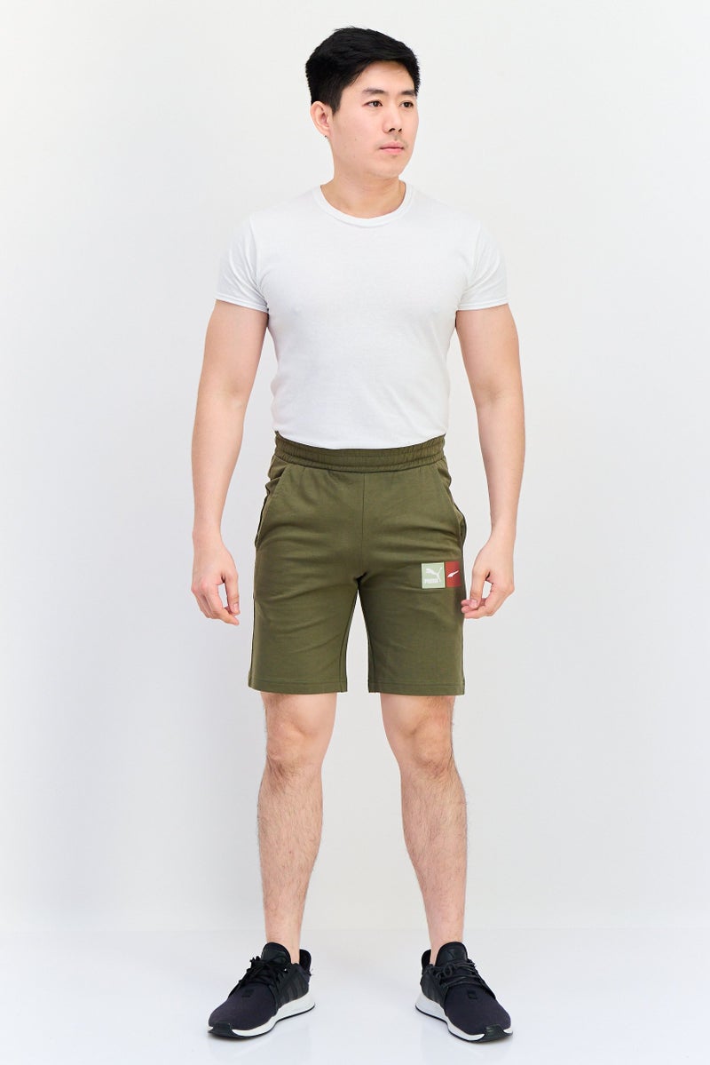 PUMA Men Sportswear Fit Outdoor Shorts, Olive - Image 2
